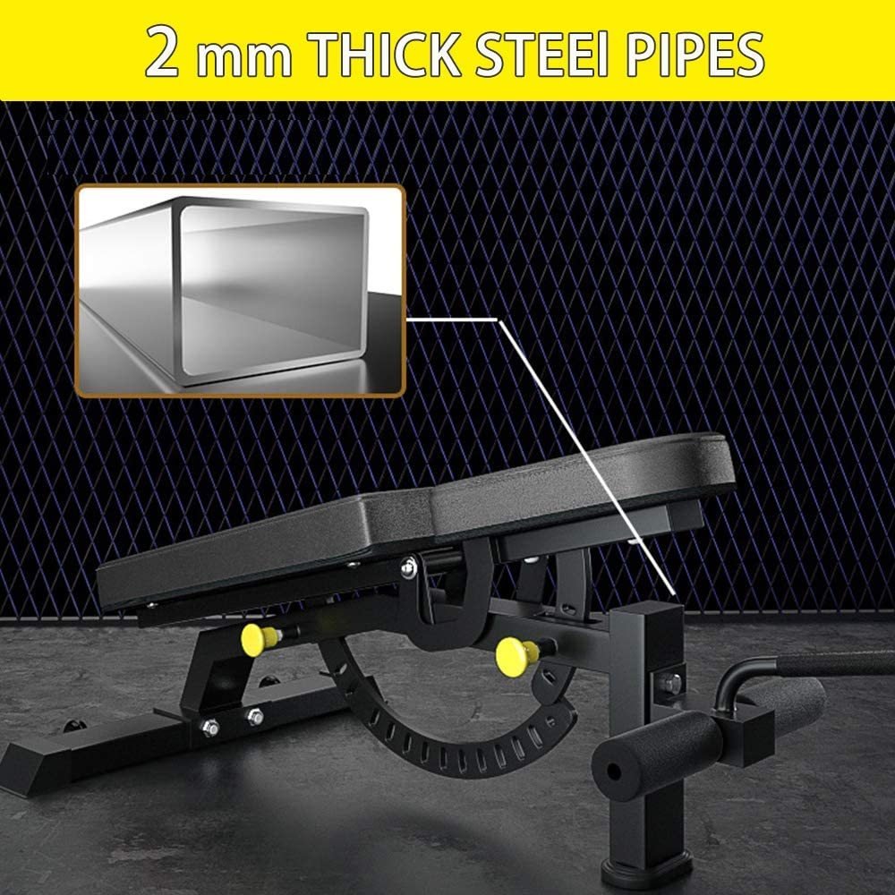 Adjustable Strength Training Bench Press Home Full Body Workout Foldable Weight Benches Gym Multi-functional Fitness Dumbbell Chair - Image 8