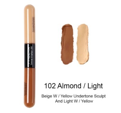 Double Heads Are Suitable For Any Skin Type Natural Color Brightening Liquid Concealer - Image 2