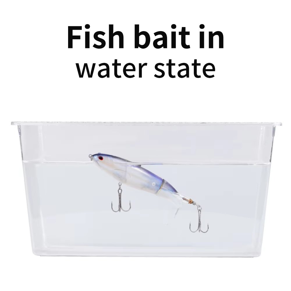 5pcs 1set 13g 10cm Top Water Pencil Fishing Lure Hard Bait With Floating Rotating Tail For Bass Trout Freshwater Saltwater - Image 6