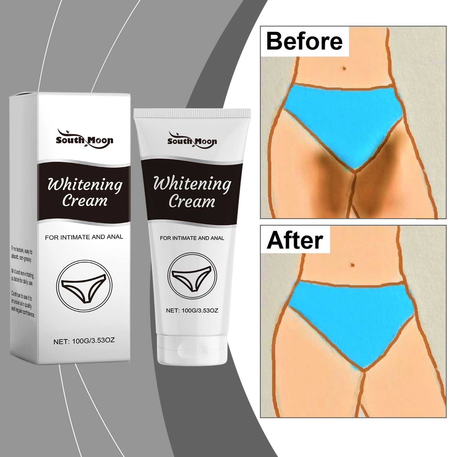 South Moon Female Beauty Care Cream, Moisturizing And Moisturizing Body Skin Care Fresh Daily Skin Care Cream - Image 3