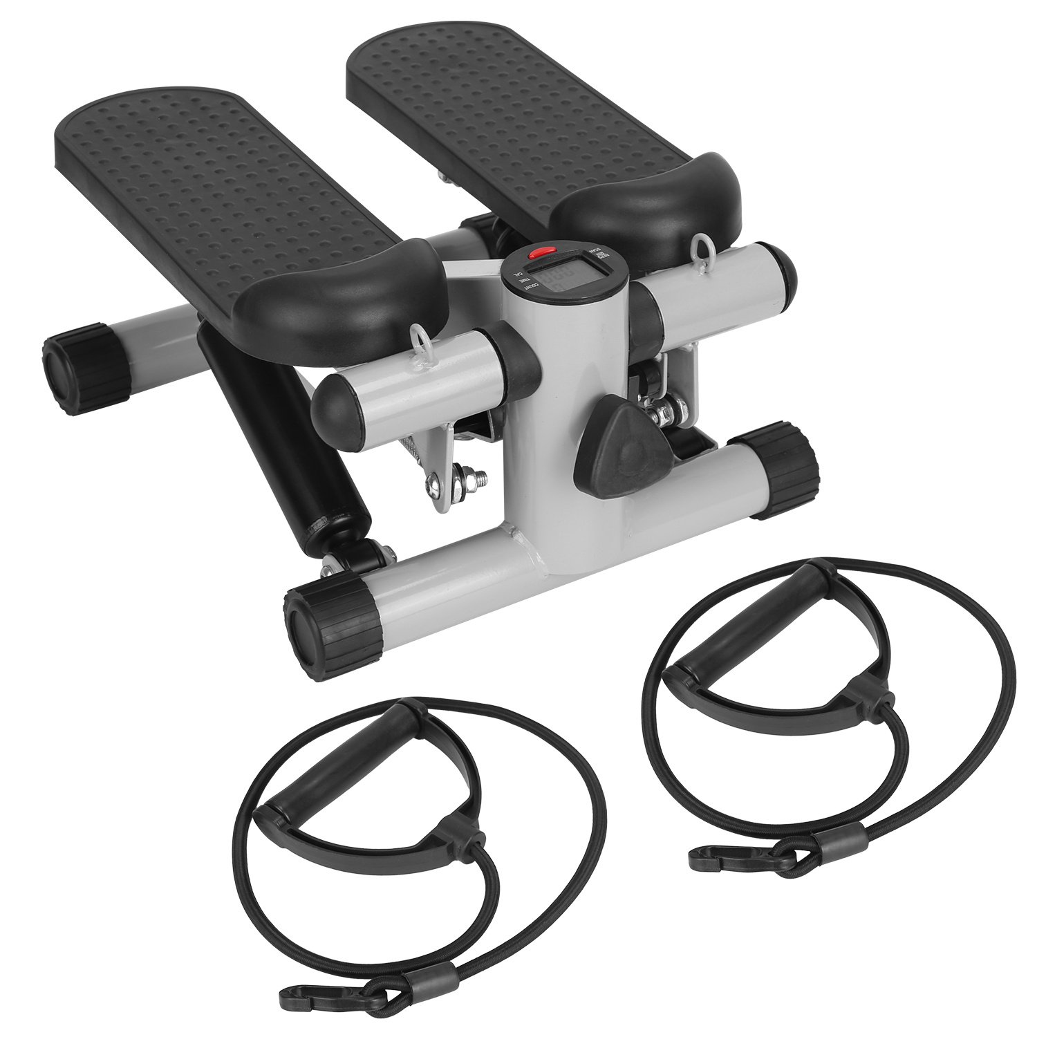 Stepper For Exercise Mini Fitness Stepper With 2 Resistance Bands LCD Monitor Max 330.7LBS Load Stair Stepper Quiet Stepper - Image 8