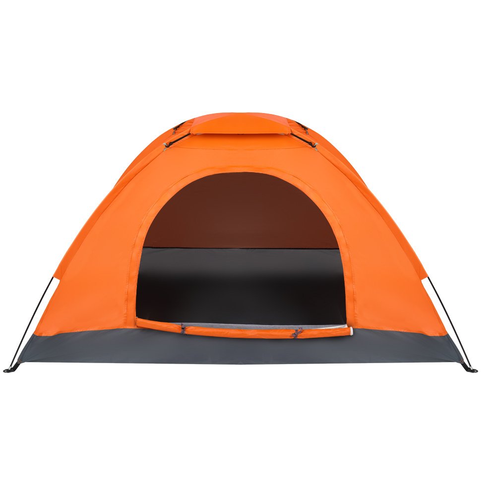 Single-person Single-layer Orange Tent - Image 6