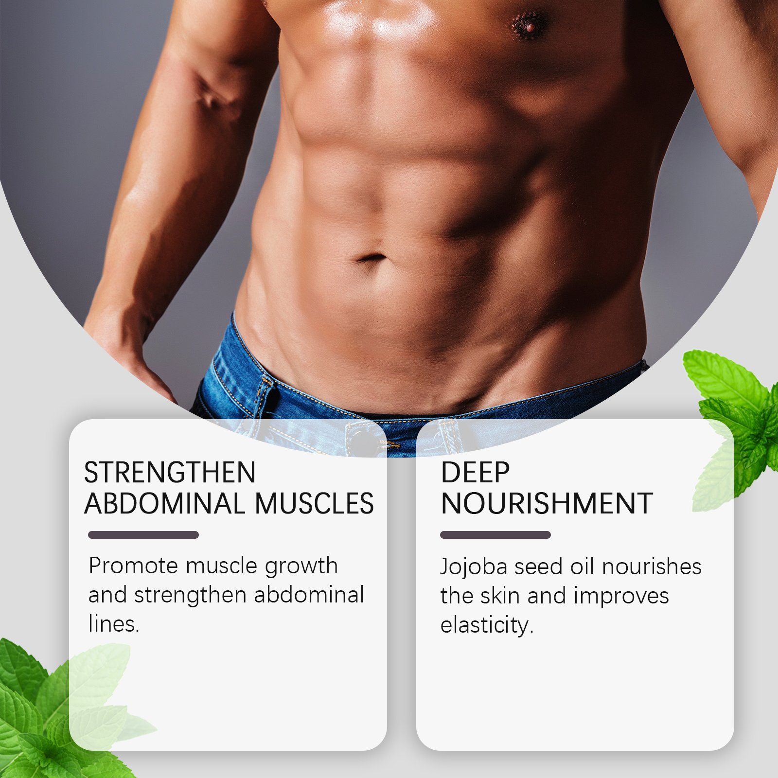 East Moon Abdominal Massage Cream Shape And Firming Men's Exercise To Help Improve Muscle Line - Image 4