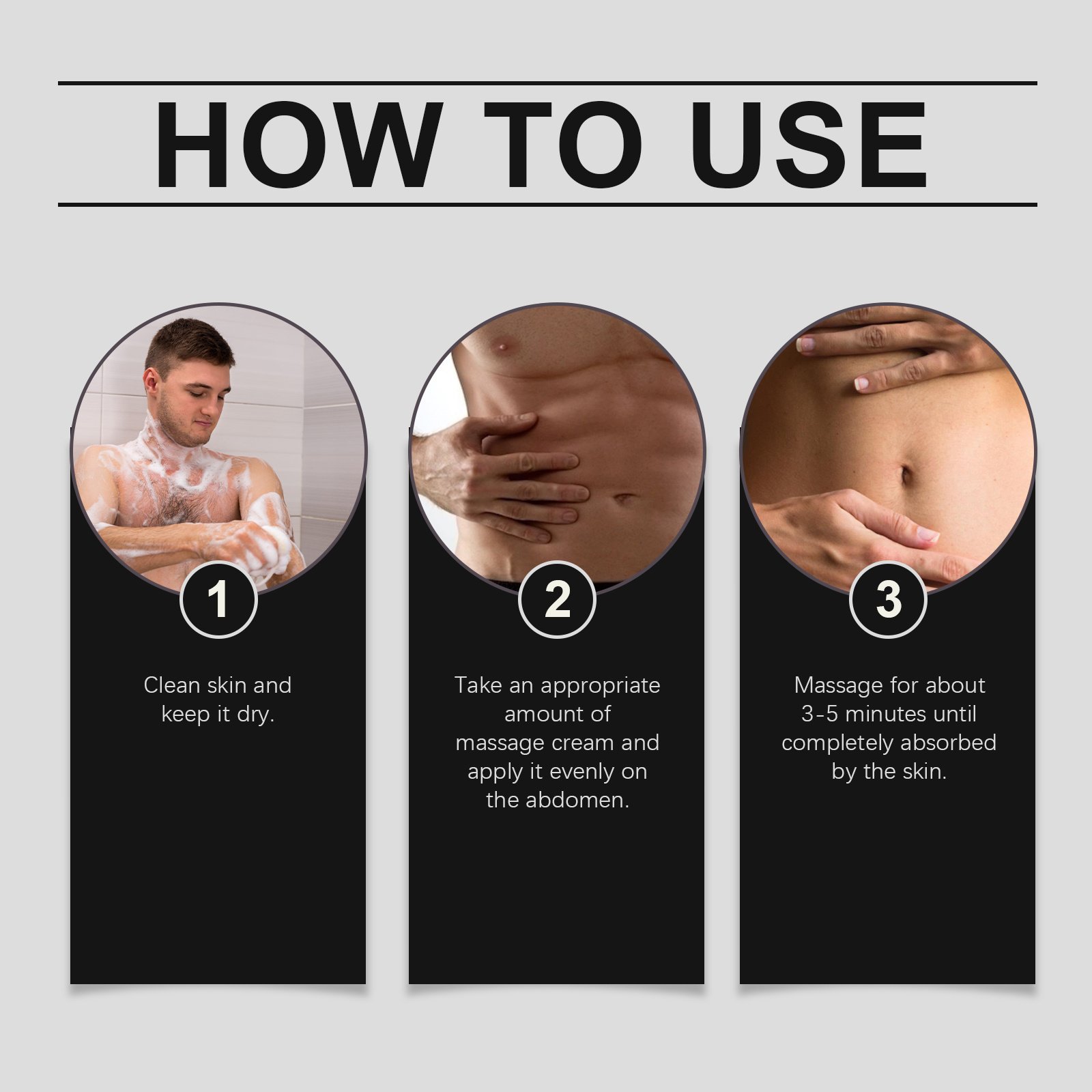 East Moon Abdominal Massage Cream Shape And Firming Men's Exercise To Help Improve Muscle Line - Image 7
