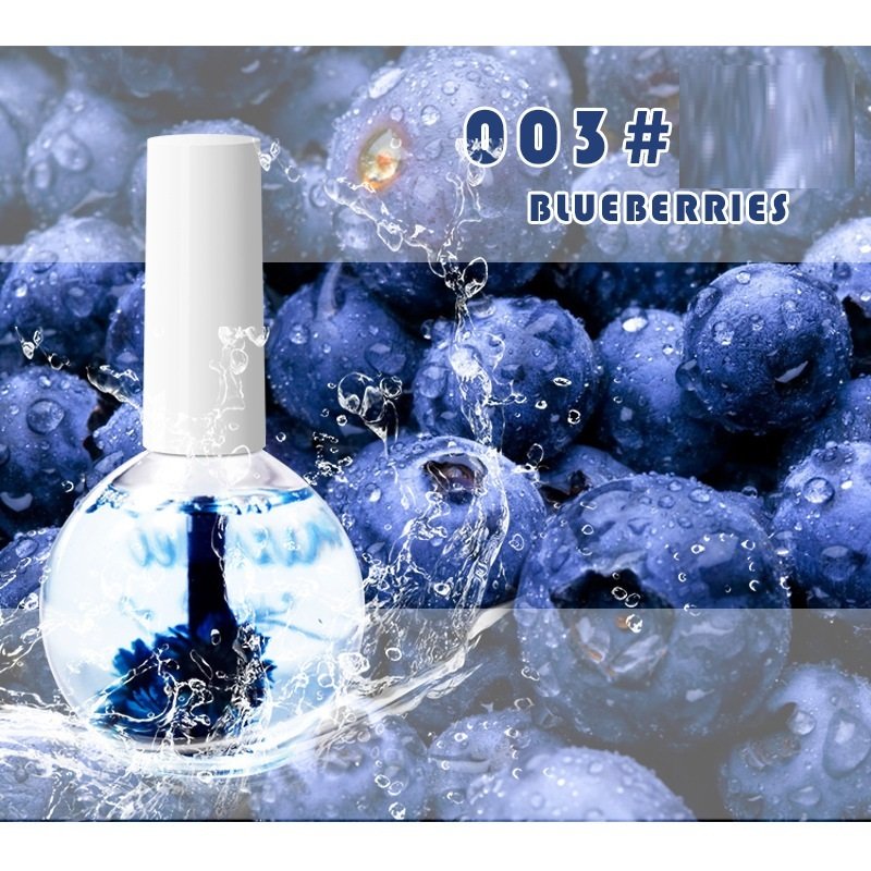 Nail Beauty Dried Flowers Nutrition Nail Treatment Oil Anti-agnail Nail Edge Moisturizing Nail Base Coat Natural Dried Flower Nutrient Solution - Image 5