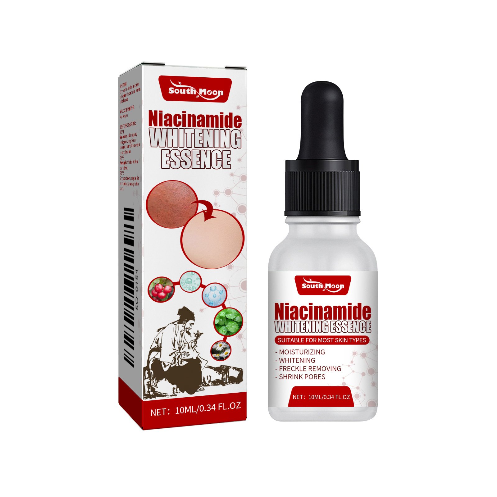 South Moon Nicotinamide Skin Care Essence Facial Skin Hydrating And Firming Skin Care Essence - Image 2