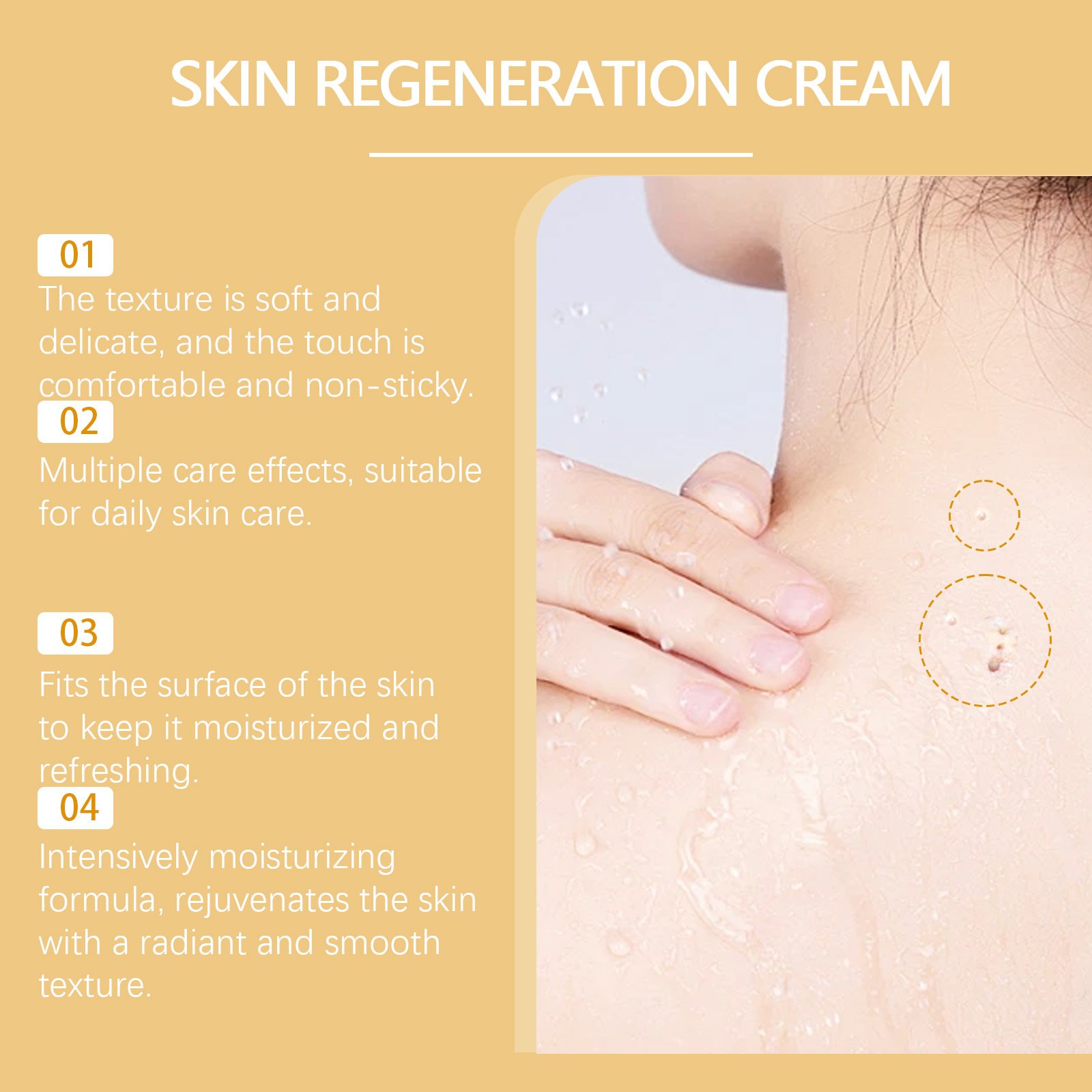 South Moon Bee Venom Multi-Effect Skin Care Cream, Moisturizing, Hydrating, Smooth And Delicate Gentle Skin Care Cream - Image 5